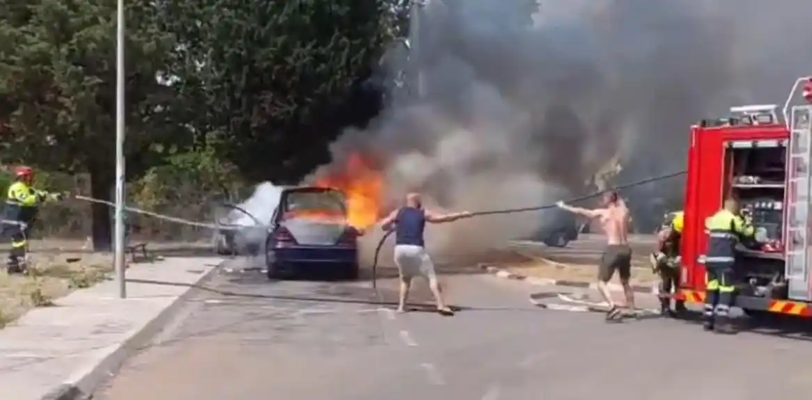 Automobil izgorio u Podgorici