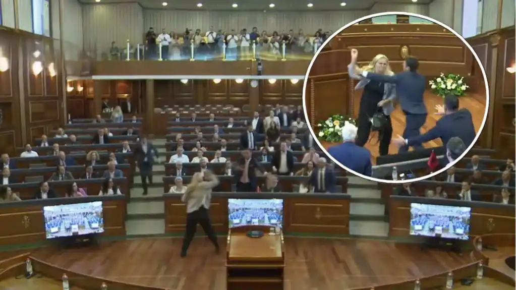 HAOS U SKUPŠTINI TZV. KOSOVA: Kurtija gađala jajima, poslanici skočili da ga zaštite