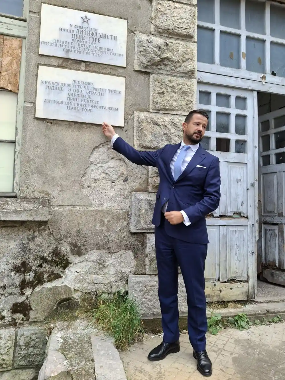 Milatović obišao zgradu u Kolašinu u kojoj je 1943. konstituisan ZAVNO