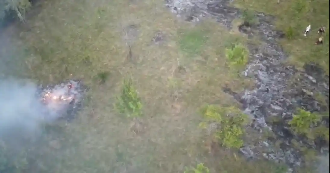 Policija dronom detektovala osobu koja je palila vatru na otvorenom u Bijelom Polju