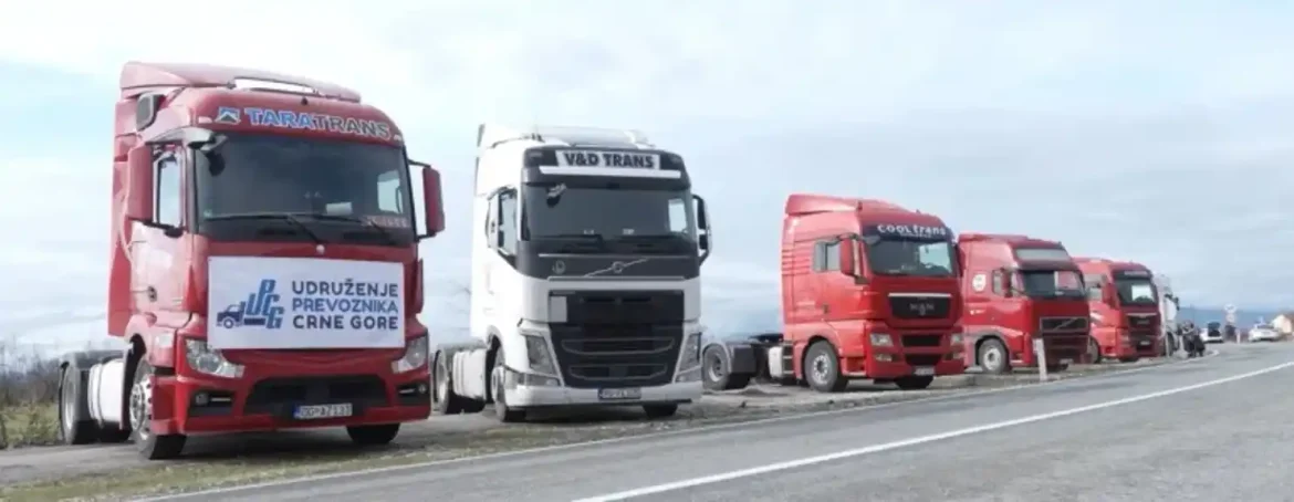 Protest ispred Delegacije EU u Podgorici: Prevoznici traže rješenje za pravilo 90/180