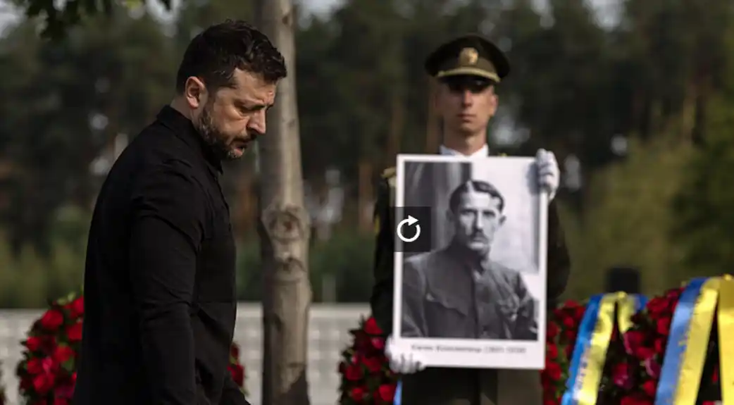 Saradnik nacista uz vojne počasti sahranjen u Kijevu: Zelenski ganut održao govor