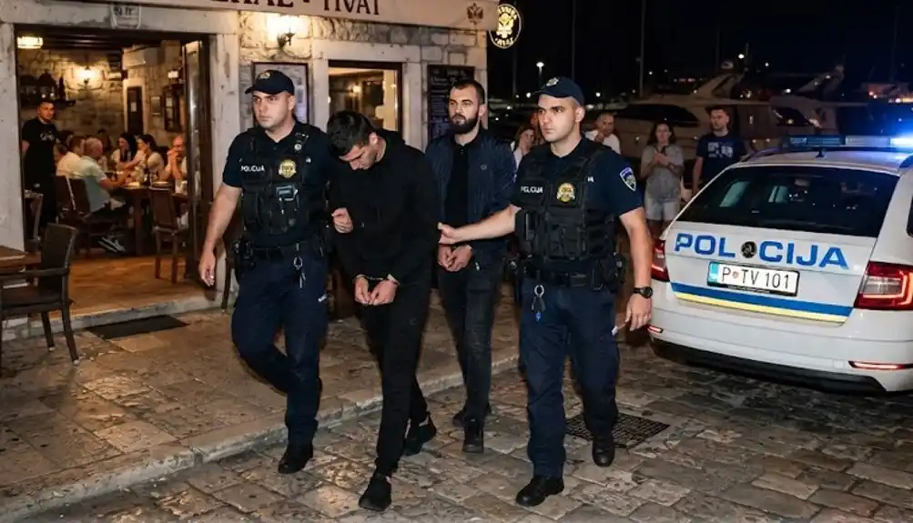 Tuča u tivatskom lokalu, uhapšena dvojica „operativnih“: Počelo udarcem metalnim predmetom u glavu, nastavilo se napadom nožem iz šanka