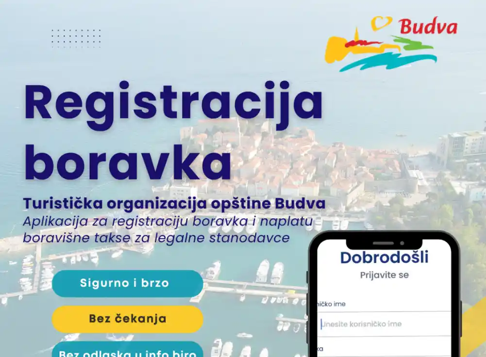 U Budvi počela prijava gostiju i plaćanje boravišne takse mobilnim telefonom za svega nekoliko minuta