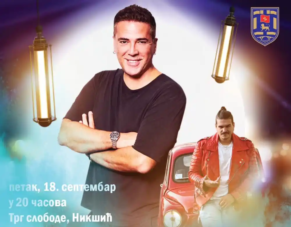 Željko Joksimović na Trgu Slobode 18. septembra