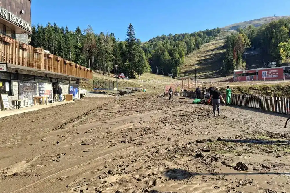 Bujica oštetila staze Ski-centra „Kolašin 1600“