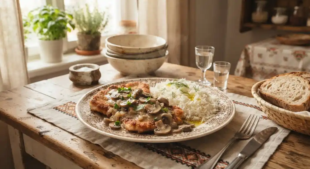 Meso iz marinade, šampinjoni i pirinač: recept za obilan domaći ručak