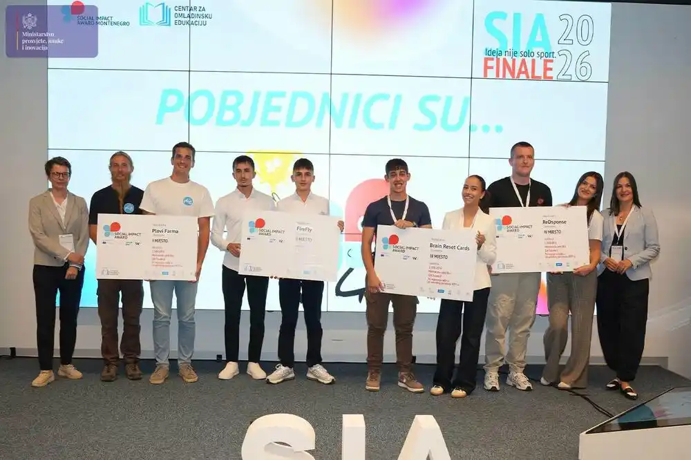 Na takmičenju za SIA nagradu izabrane tri najbolje ideje: Pobjedničkim timovima 2.500 eura početnog kapitala