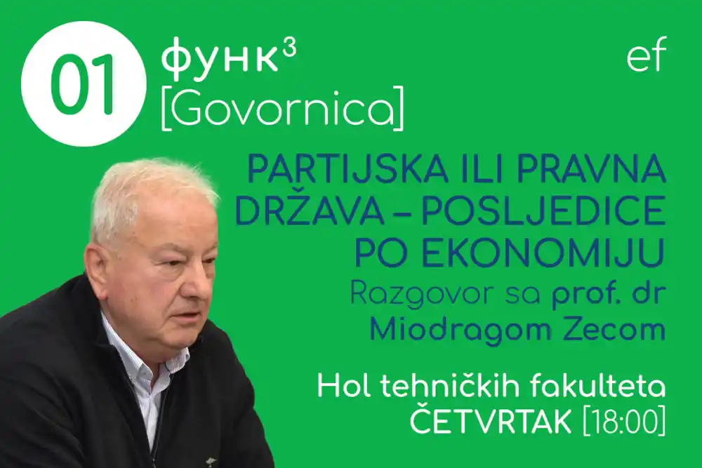 Na UCG o partijskoj i pravnoj državi: Miodrag Zec o ekonomiji, investicijama i razvoju