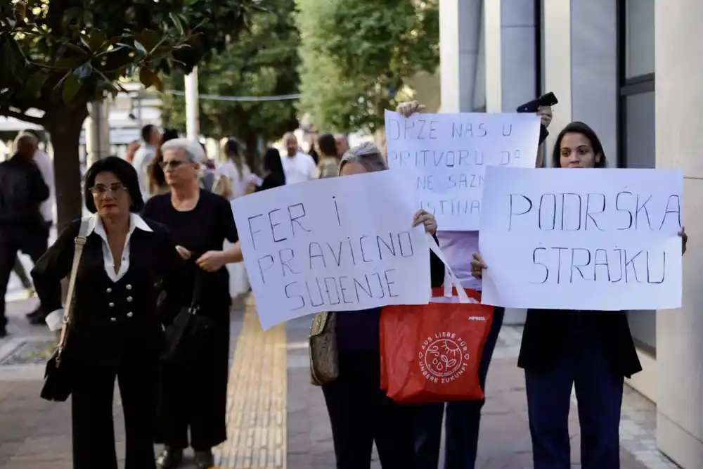 Podrška pritvorenicima u Spužu: “Ako su lišeni slobode, nijesu lišeni prava na dostojanstvo”