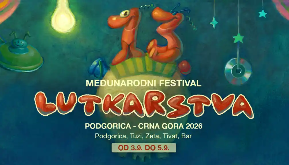 U četvrtak počinje 13. međunarodni festival lutkarstva Podgorica – Crna Gora 2026