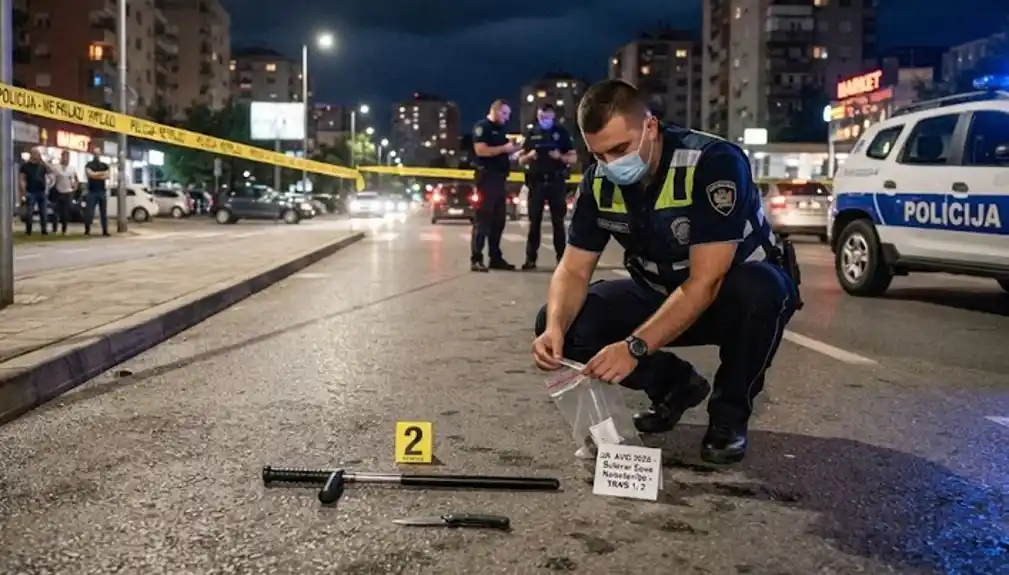 Uhapšena dvojica Podgoričana – napali muškarca: Policija pronašla metalnu palicu i nož na rasklapanje
