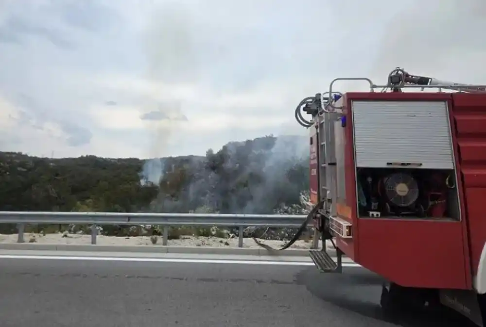 Veliki šumski požar u Katunskoj nahiji, nepristupačan teren otežava posao vatrogascima