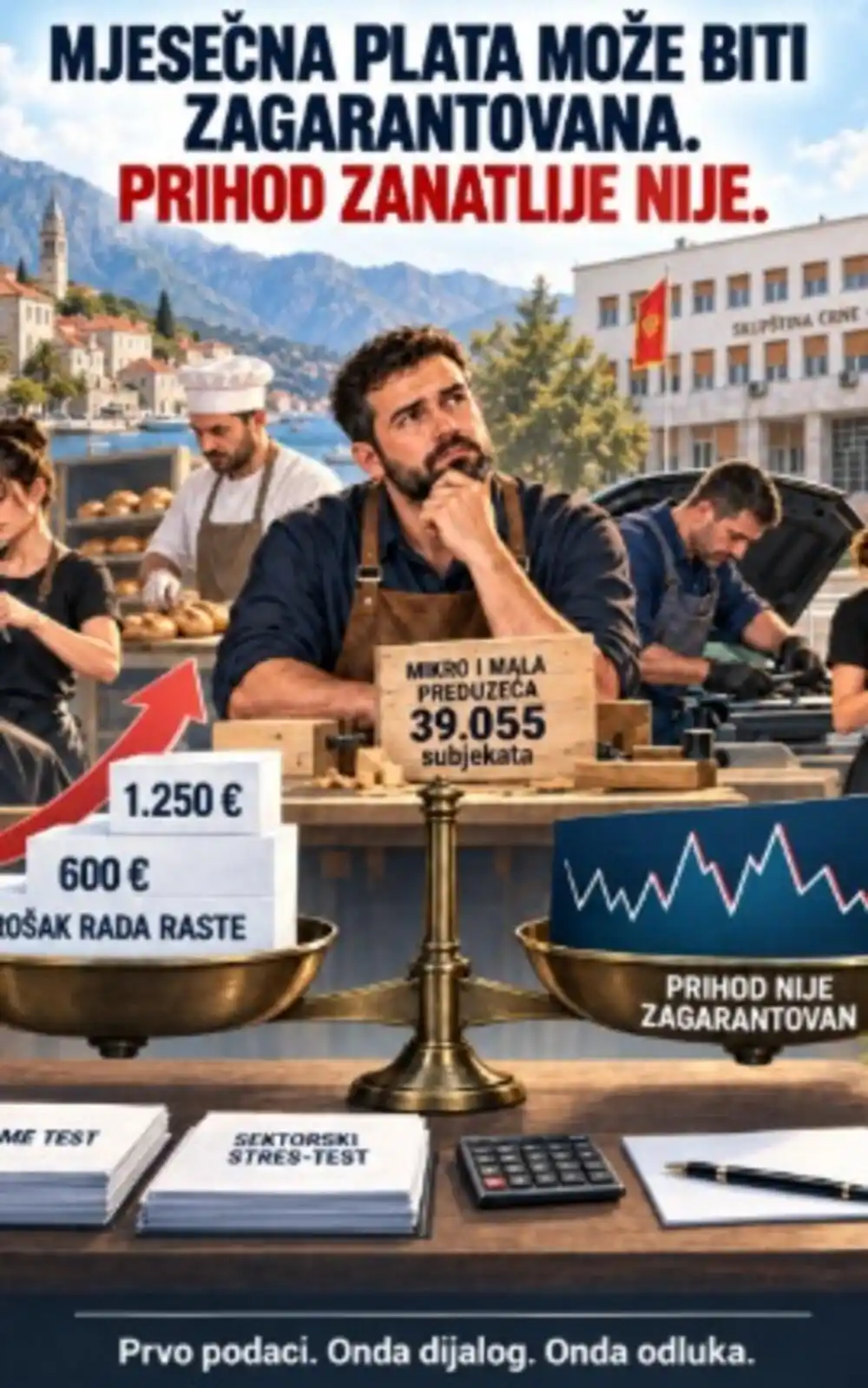 Zanatska komora: Sporno je da li država treba da nametne uravnilovku za sve zaposlene bez obzira na stručnost i iskustvo