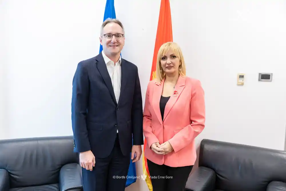 Borovinić Bojović i šef predstavništva EIB-a u Podgorici Davor Kunc razgovarali o daljem jačanju partnerstva
