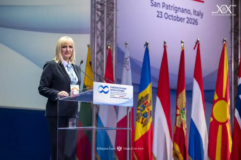 Na poziv Makrona i Meloni: Borovinić Bojović na sastanku o prevenciji zavisnosti i oporavku u Riminiju