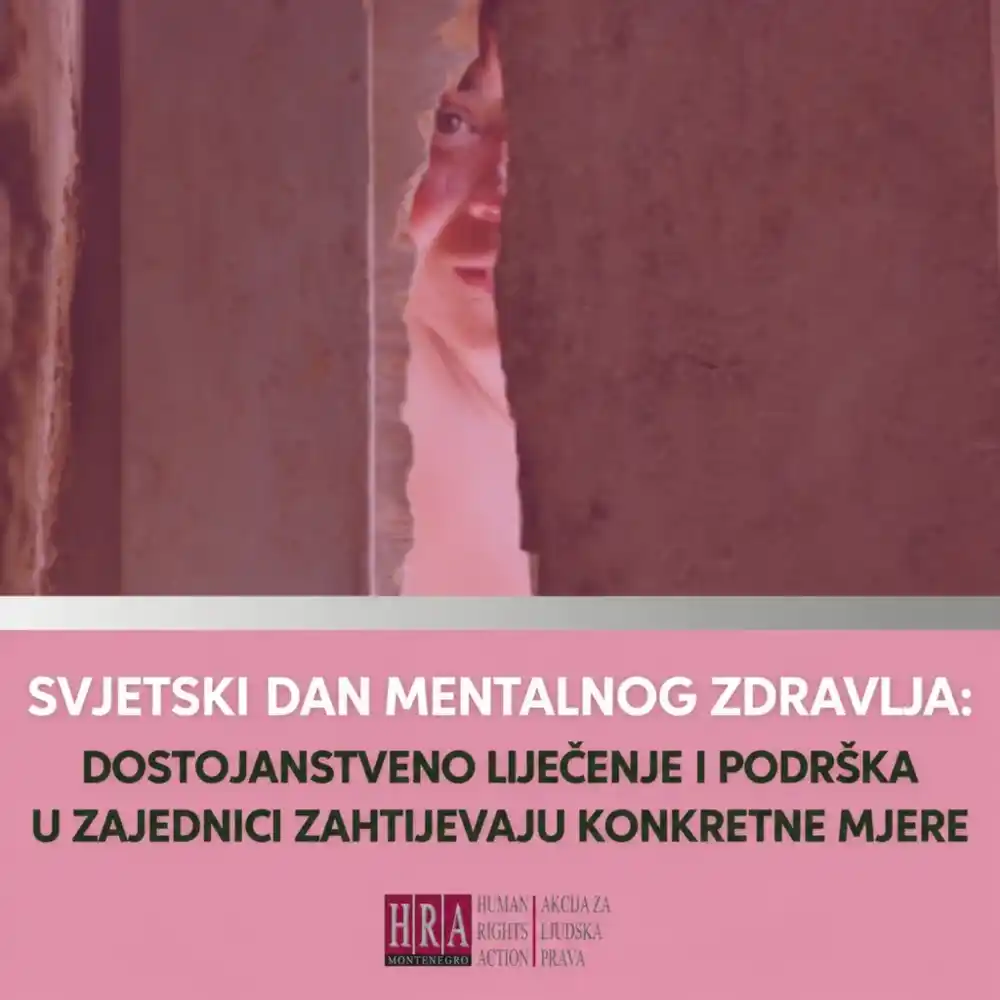 Svjetski dan mentalnog zdravlja: Dostojanstveno liječenje i podrška u zajednici zahtijevaju konkretne mjere